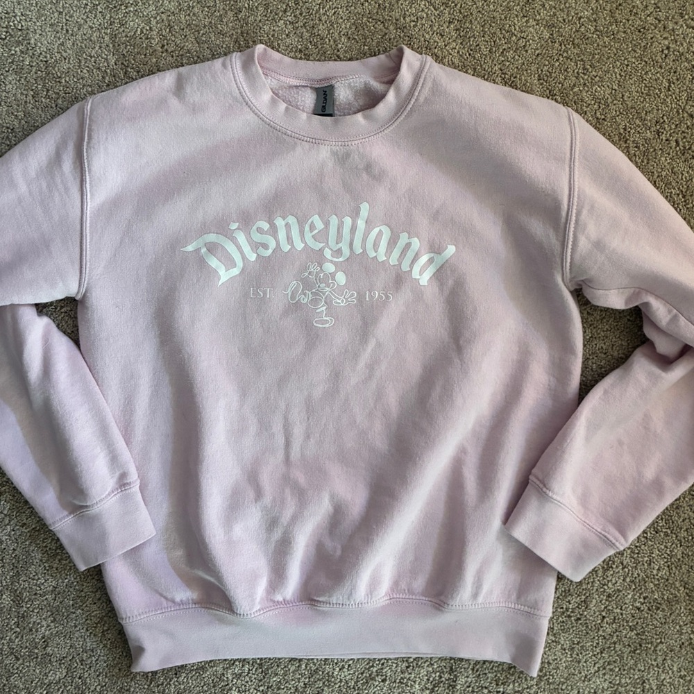 Disneyland Pink Sweatshirt